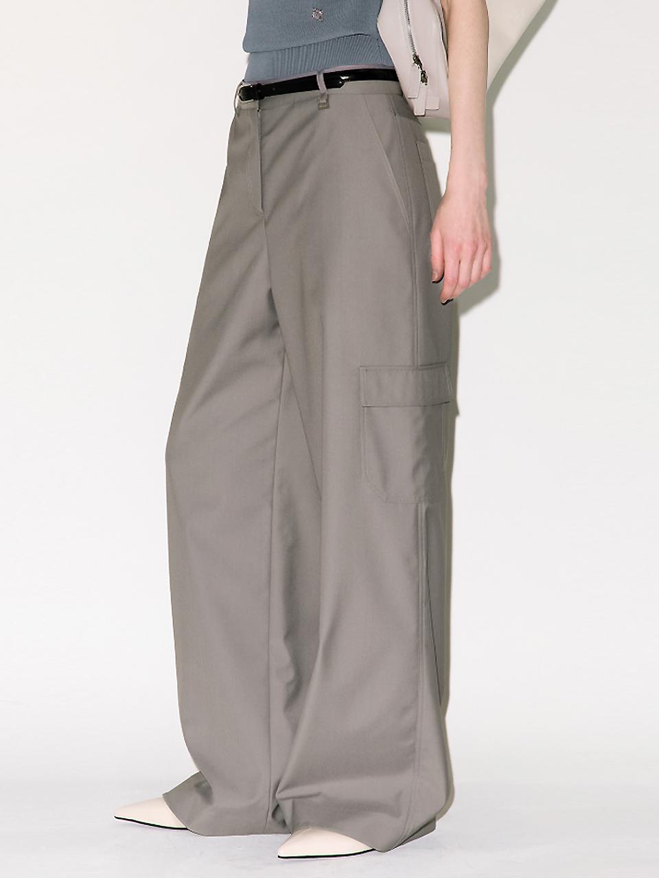 MOONT Semi Low-Waist Cargo Pants