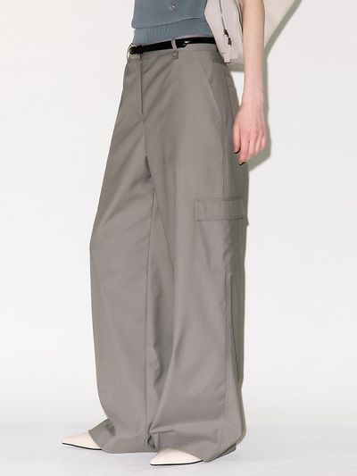 MOONT Semi Low-Waist Cargo Pants