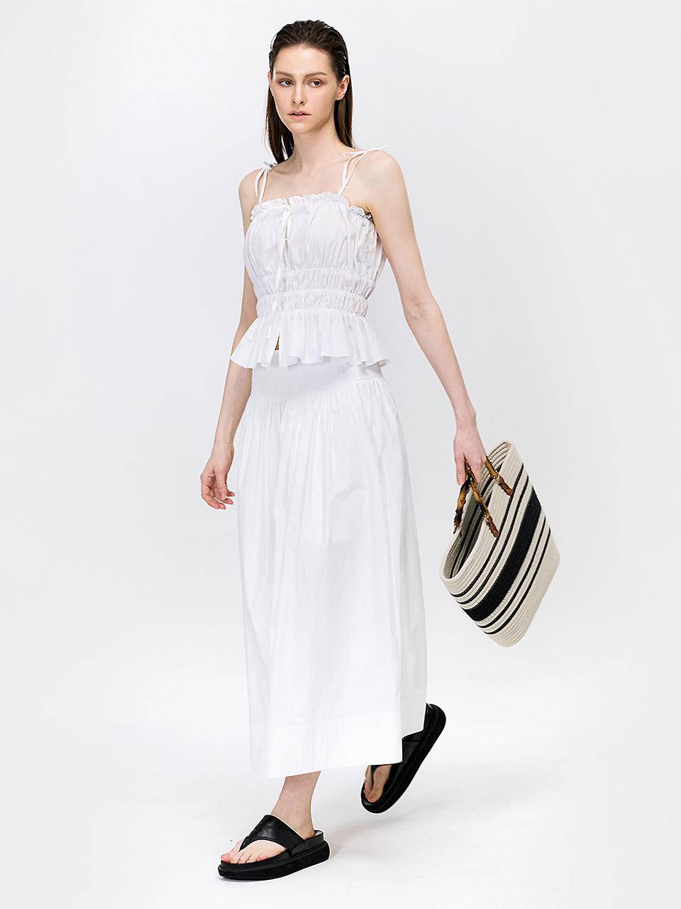MOONT Volume Shirring Skirt