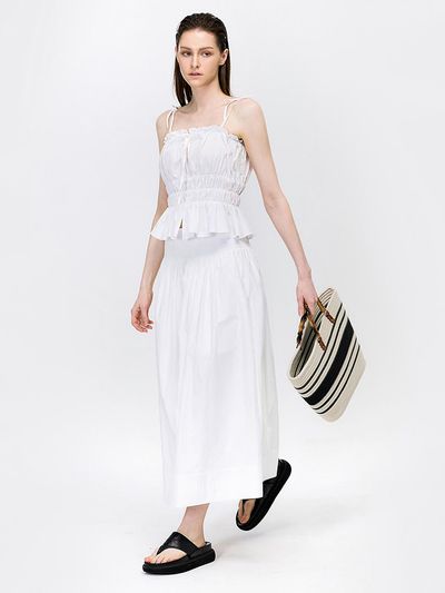 MOONT Volume Shirring Skirt