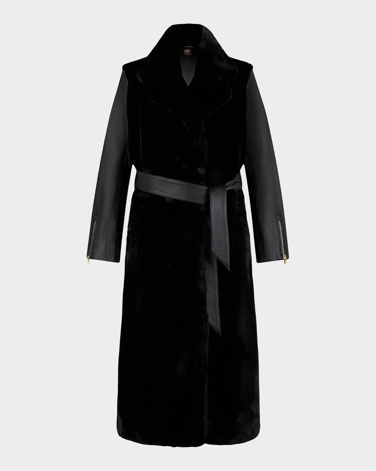 Moose Knuckles Bunny Tolina Faux-Fur Trench Coat