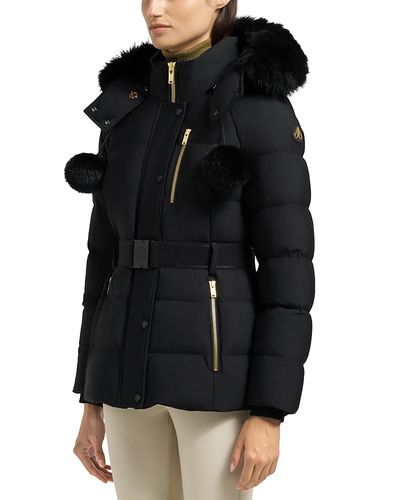 Moose Knuckles Moose Knuckles Cambria Shearling Trim Down Jacket