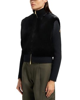 Moose Knuckles Moose Knuckles Dua Mixed Media Sweater