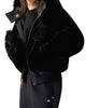 Moose Knuckles Moose Knuckles Luxe Satin Reversible Faux Fur Bomber Jacket - 1