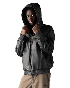 Moose Knuckles Moose Knuckles Neo Leather Hooded Jacket