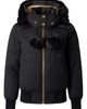 Moose Knuckles Moose Knuckles Original Debbie Bomber Down Jacket with Genuine Shearling Trim - 1