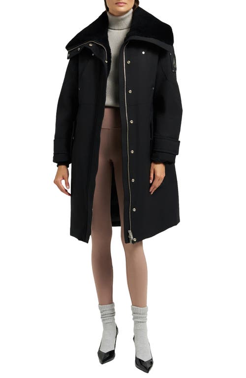 Moose Knuckles Moose Knuckles Original Storm Water Repellent Genuine Shearling Lined 800 Fill Power Down Parka