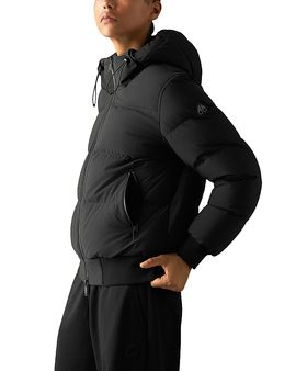 Moose Knuckles Moose Knuckles Soho Hooded Down Puffer Bomber Jacket