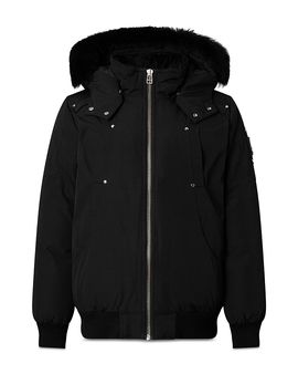 Moose Knuckles Moose Knuckles Unisex Shearling Trim Bomber Jacket