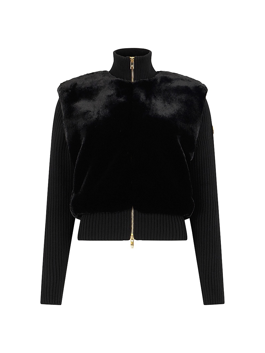 Moose Knuckles - Women's Dua Bunny Faux Fur & Wool Sweater