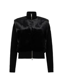 Moose Knuckles Women's Dua Bunny Wool-Cashmere Zip Cardigan