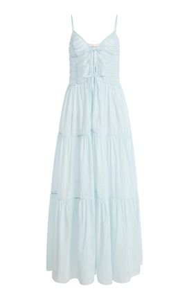 free people ivory dress Ivory Lace-Trimmed Flowy Mini Dress main image 1