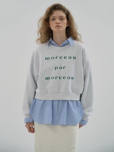MORCEAU PAR MORCEAU 24SS Morceau Sweater Shirts_melange