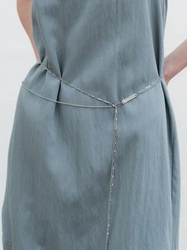 MORCEAU PAR MORCEAU Morceau Two Strap Chain Belt [Silver]