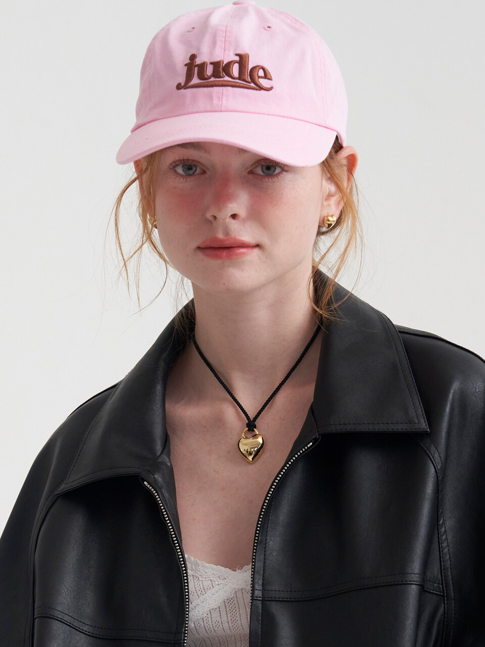 more jude Jude Logo Cap Pink