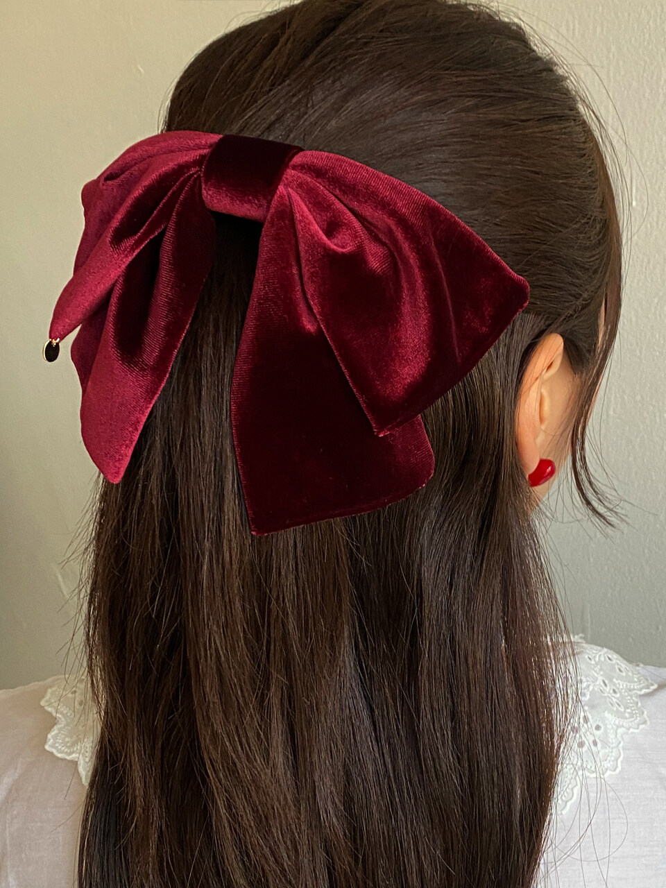 more jude Judee Ribbon Hair Pin (2 Colors)
