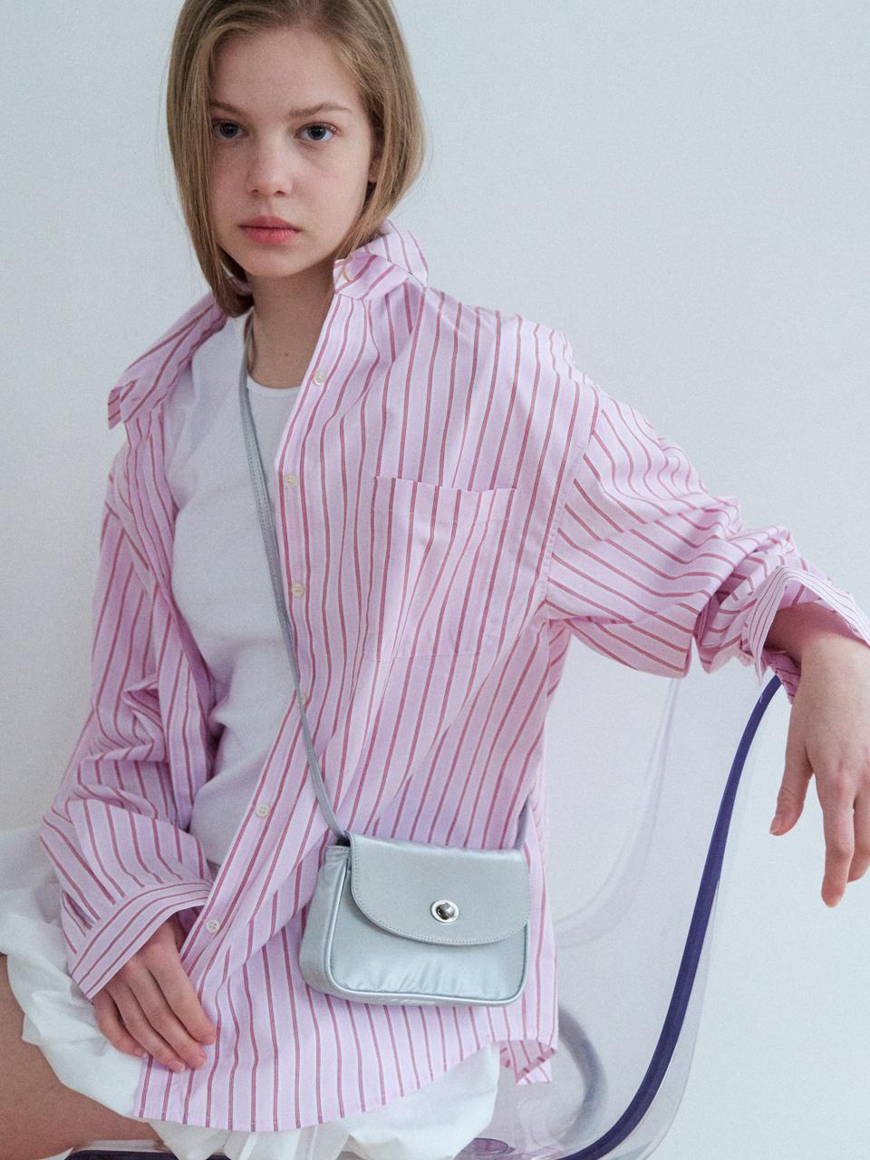 more jude Via Cross Bag [Silver]