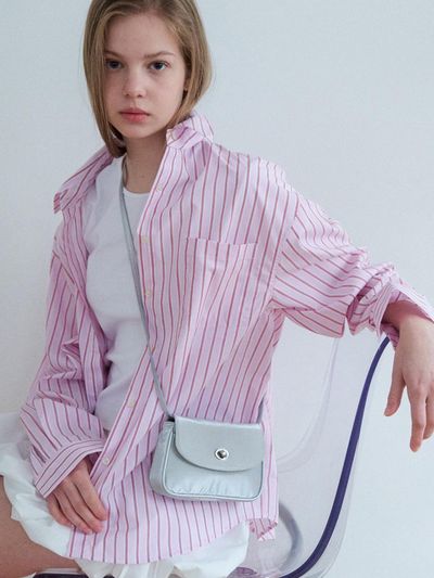 more jude Via Cross Bag [Silver]