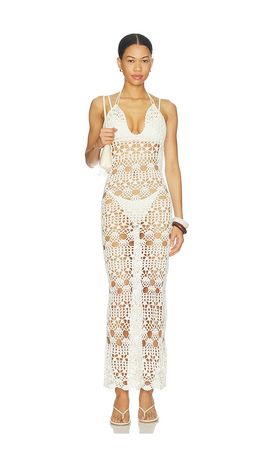 MORE TO COME MORE TO COME Ambar Crochet Maxi Dress