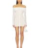 MORE TO COME MORE TO COME Annabelle Off Shoulder Mini Dress - 1