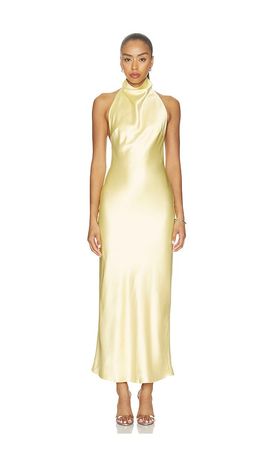 MORE TO COME MORE TO COME Apphia Halter Maxi Dress