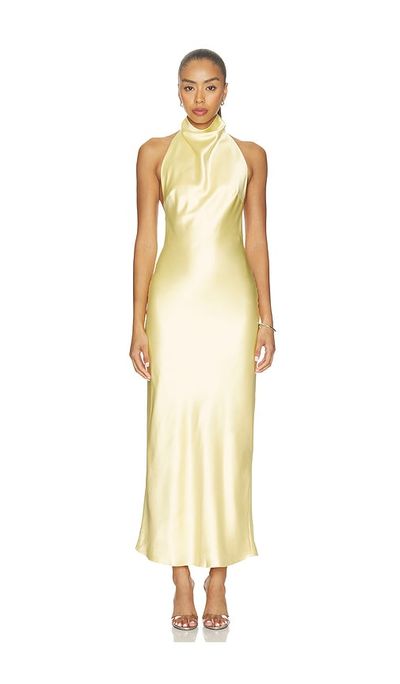 MORE TO COME MORE TO COME Apphia Halter Maxi Dress