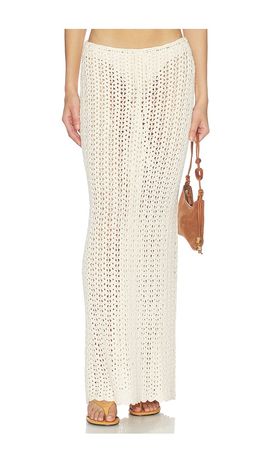 MORE TO COME MORE TO COME Arna Crochet Maxi Skirt