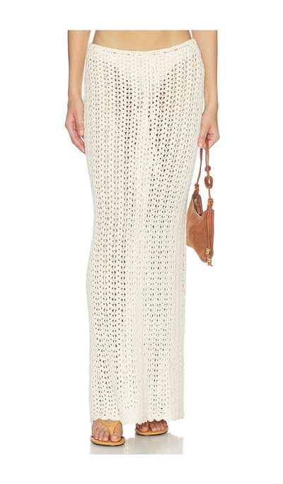 MORE TO COME MORE TO COME Arna Crochet Maxi Skirt