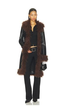 MORE TO COME MORE TO COME Athena Shaggy Coat