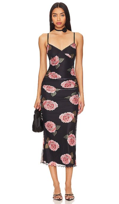 long sleeve long black evening dress Rose Black Bodycon Maxi Dress for Women, Classic Black, Polyester and Lace, Off-Shoulder Neckline, Pencil Style