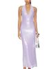 MORE TO COME MORE TO COME Charlice Halter Gown - 1