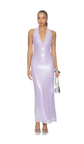 MORE TO COME MORE TO COME Charlice Halter Gown