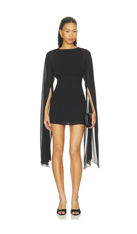 MORE TO COME MORE TO COME Cloie Cape Mini Dress