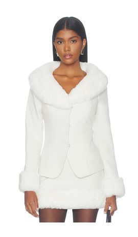 MORE TO COME MORE TO COME Diana Faux Fur Jacket