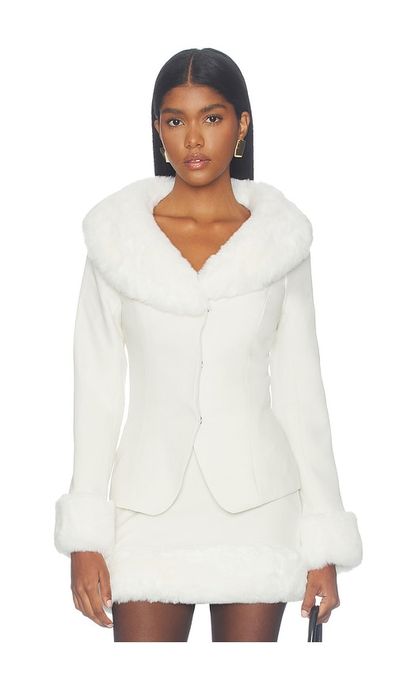 MORE TO COME MORE TO COME Diana Faux Fur Jacket