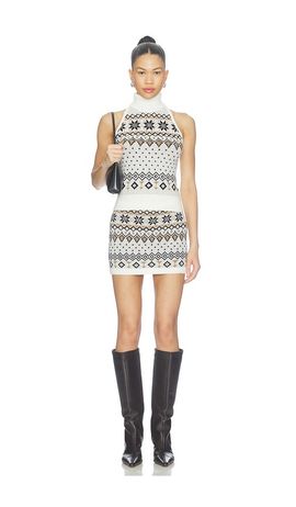 MORE TO COME MORE TO COME Frankie Fairisle Skirt Set