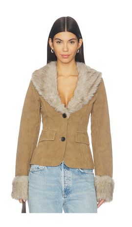 MORE TO COME MORE TO COME Johnson Faux Fur Jacket