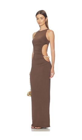 MORE TO COME MORE TO COME Juna Cut Out Maxi Dress