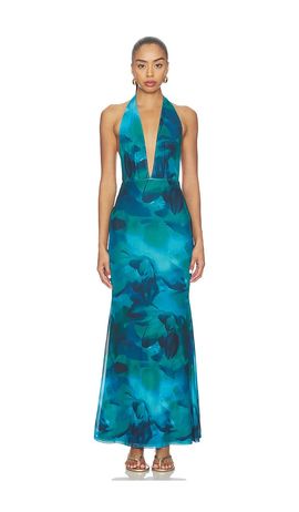MORE TO COME MORE TO COME Lailah Halter Maxi Dress