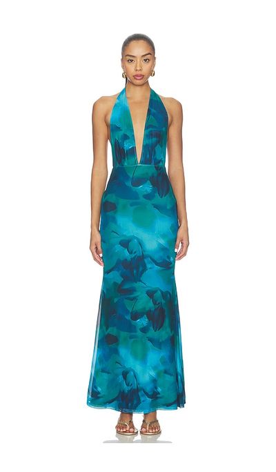 MORE TO COME MORE TO COME Lailah Halter Maxi Dress