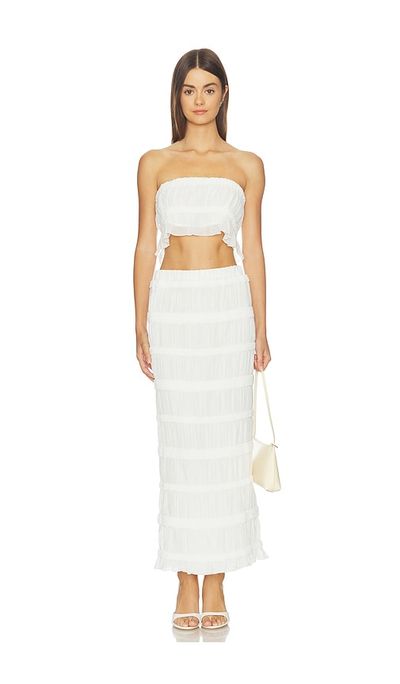 MORE TO COME MORE TO COME Marjane Maxi Skirt Set