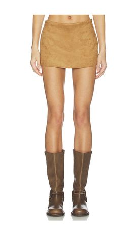 MORE TO COME MORE TO COME Meliya Faux Suede Skort