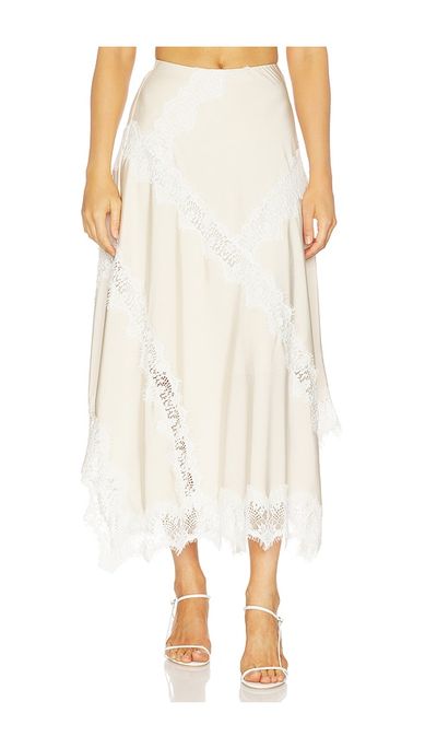 MORE TO COME MORE TO COME Merrick Lace Maxi Skirt