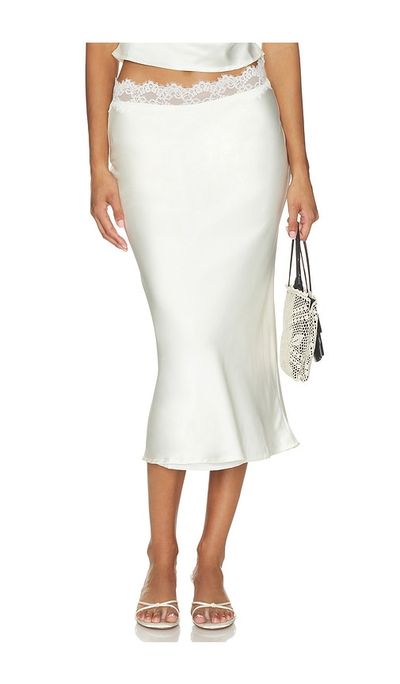 MORE TO COME MORE TO COME Rowan Lace Midi Skirt