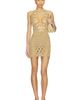 MORE TO COME MORE TO COME Tamia Crochet Mini Dress - 1