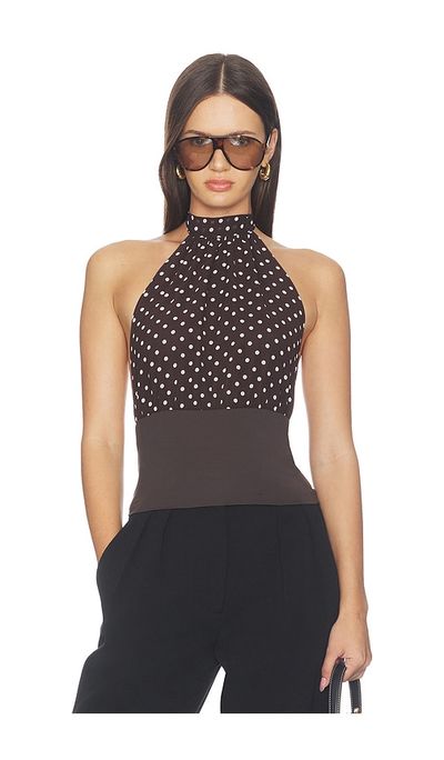 MORE TO COME MORE TO COME x Blake Evin Justina Halter Top