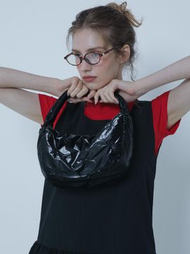 MORELIKEIT LKET QUILTING MINI TOTE BAG BLACK