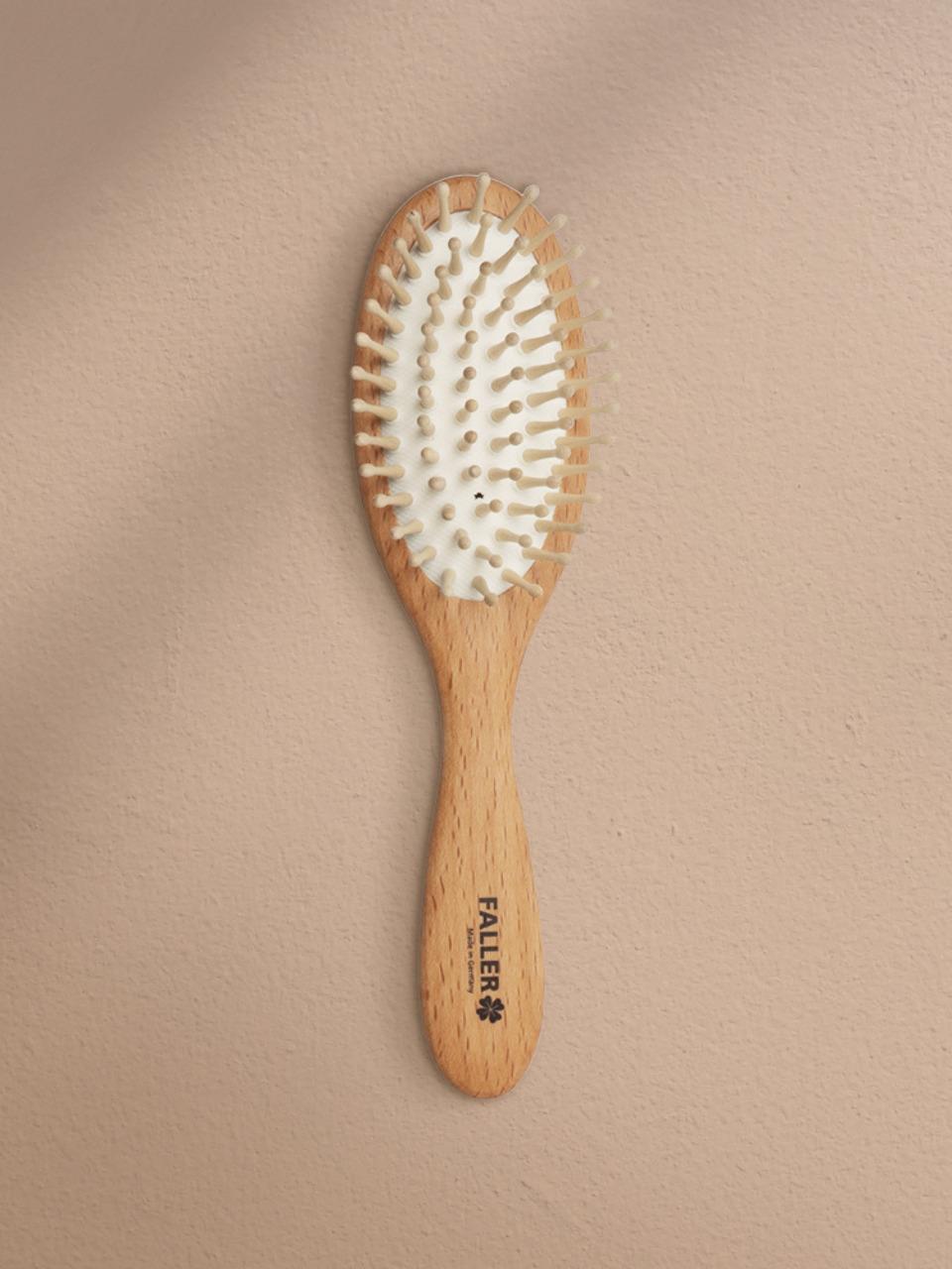morethan8 [Faller Brush] Wood Ball Pin Cushion Hair Brush