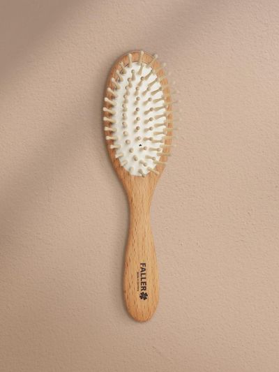 morethan8 [Faller Brush] Wood Ball Pin Cushion Hair Brush