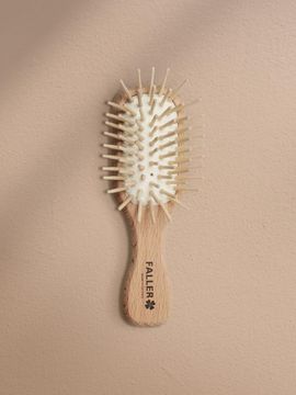 morethan8 [Faller Brush] Wood Ball Pin Mini Hair Brush